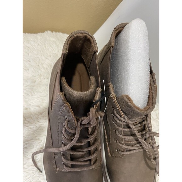 NIB ALDO Ashdale Men\'s Ankle Boots Brown Size 12 Almond Toe Laces Chukka Boot main image 8